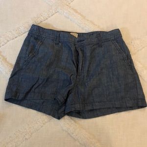 Chambray shorts, great condition, size 6